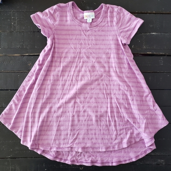 Lot of 3 Girl 4 4T Short Long Sleeve Shirt Dress LuLaRoe Cat & Jack Garanimals - Picture 4 of 12